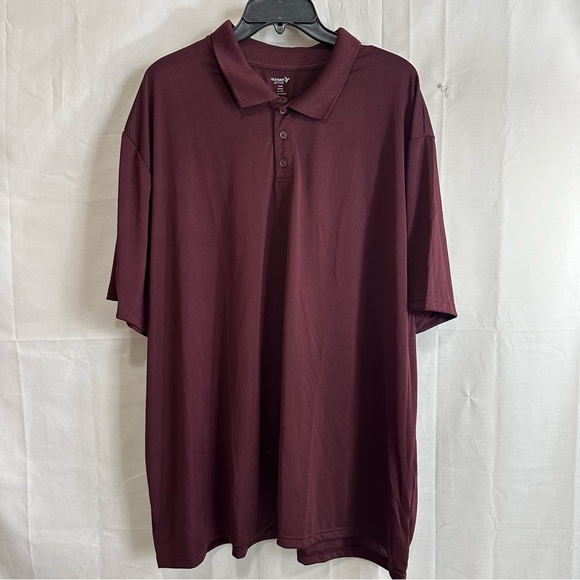 Old Navy Active Mens Go-Fresh Core Polo Maroon 4XL - Picture 1 of 7